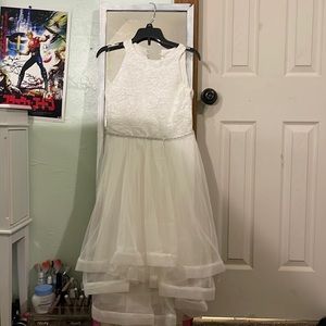White kids dress